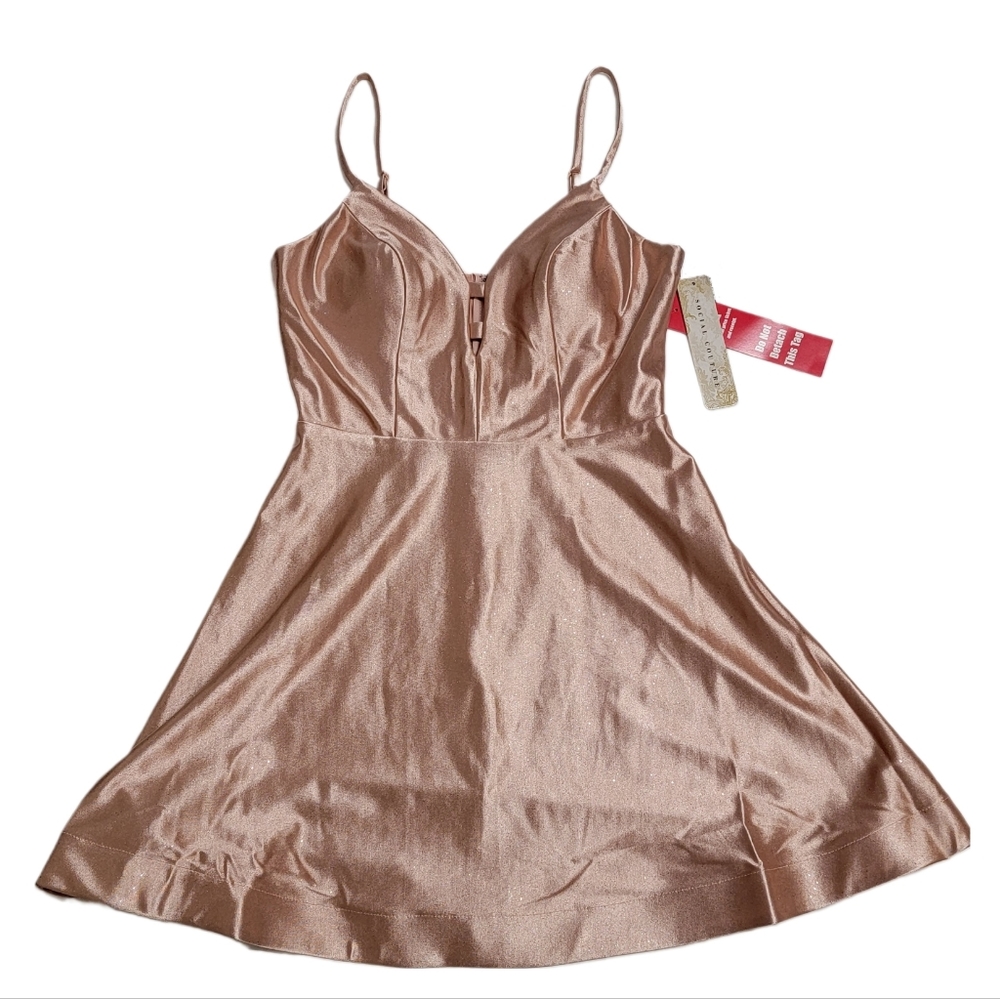 Fit to Flare Mini Formal Dress